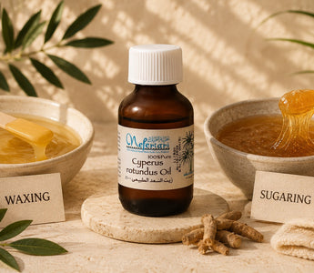 Cyperus After Sugaring vs Waxing
